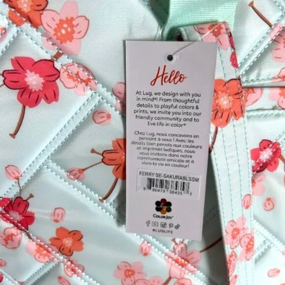 Lug Expandable Carry-All Tote Bag-Ferry SE XL Sakura Blossom - Picture 15 of 15